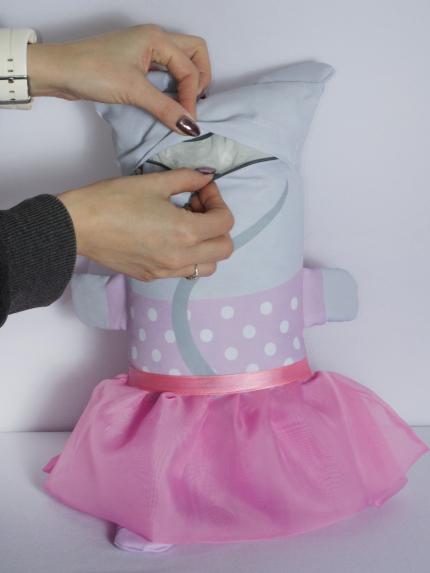 подушка рельефная с фотопечатью Мышка Леди